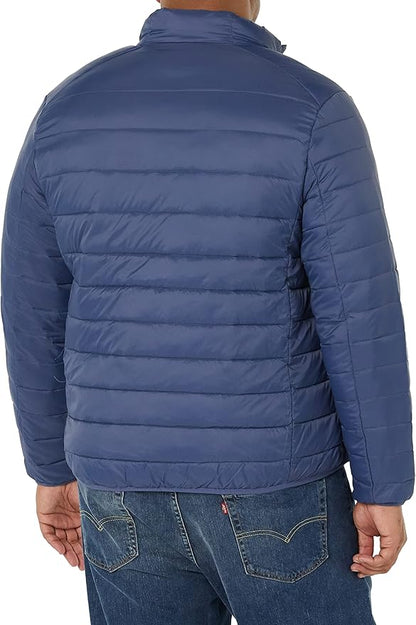 Amazon Essentials Men's Packable Lightweight Water-Resistant Puffer Jacket (Available in Big & Tall)