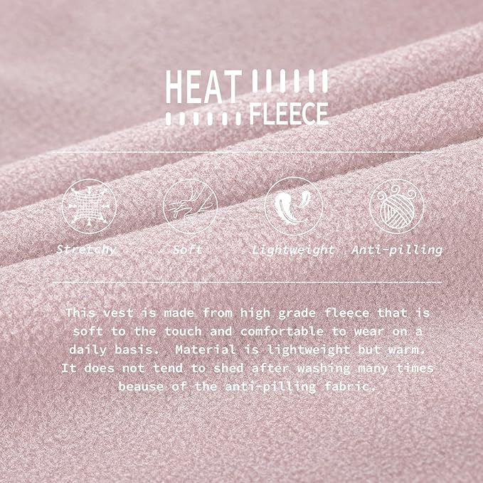 33,000ft Women's Zip Up Fleece Jacket, Long Sleeve Warm Soft Polar Lightweight Coat with Pockets for Winter