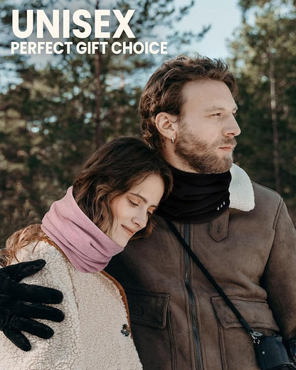 Neck Gaiter for Men Women, Breathable Windproof Face Mask Scarf, Soft Elastic Winter Neck Warmer Cover