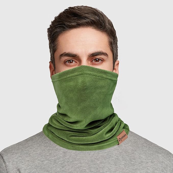 Winter Neck Warmer Gaiter Fleece Neck Cover Cotton Balaclava Windproof Face Cover Mask for Women Men