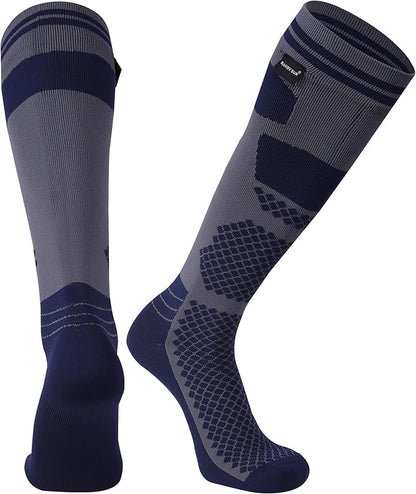 RANDY SUN Waterproof Skiing Socks, [SGS Certified] Unisex Knee High Breathable Hiking Trekking Sock 1 Pair