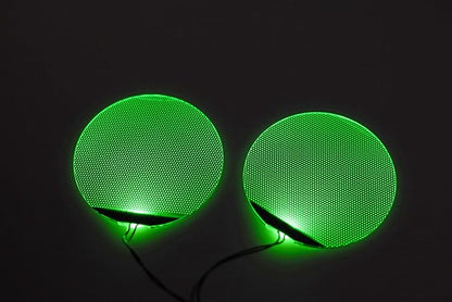 [ Round ] Green Star-Lord Decorations led Light Flexible Helmet Lights Cosplay DIY kit RGB Superhero for Men Gifts