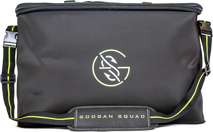 GOOGAN SQUAD Tackle Toter Medium - Durable Fishing Tackle Bag & Tray Storage (21"L x 10"W x 13"D)