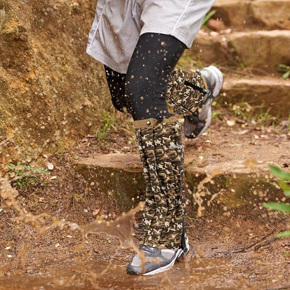 Waterproof Adjustable Leg Gaiters for Men and Women Snow Boot Gaiters for Hiking in Hunting Sand and Mud Mountain Climbing or Snowshoeing