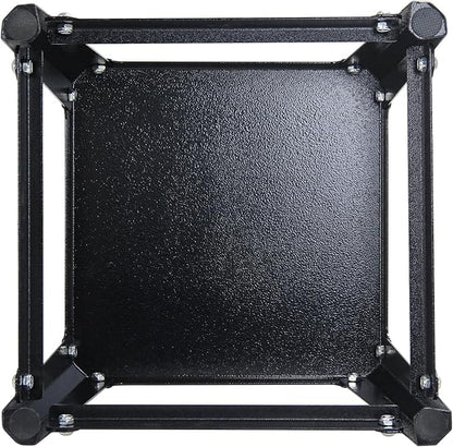 Metal Plyometric Jumping Box, Steel Fitness Exercise Jump Platforms Box for Conditioning Strength and Agility Training, 12 Inch Anti-Slip Workout Step Up Box for Home Gym