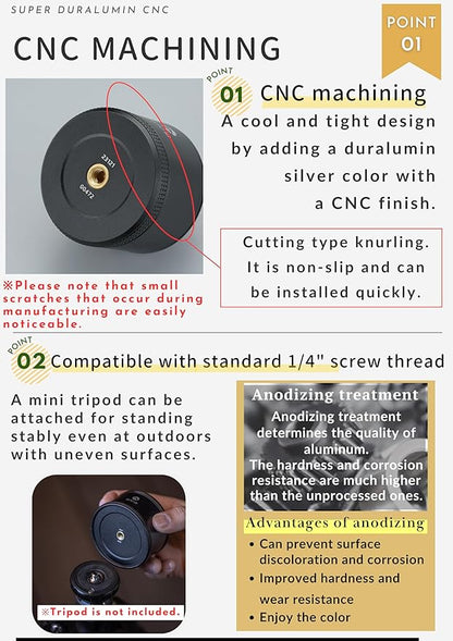 CAMPINGMOON Refillable Gas Canister Empty Pocket Tank for Gas Lantern Backpacking Camping 15g w/ Gas Transfer Adapter Z15 Black BKTC-15/Z15