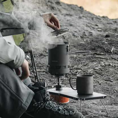 Fire-Maple Petrel Quickboil Pro Ultralight Cooking System – Compact & Fast-Boiling Backpacking Stove Pot Set, Ideal for Hiking, Solo Camping, Travelling, Hunting Trips, etc