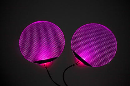 [ Round ] Pink Star-Lord Decorations led Light Flexible Helmet Lights Cosplay DIY kit RGB Superhero for Men Gifts