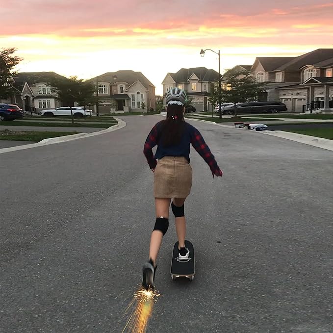 DEVOKE Skateboard Accessories Bike Adjustable Shoe Boot Cover Pad Cycling Friction Spark Tool Pad Bicycle Flintstone Pad