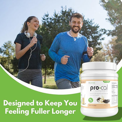 Pro-Cal Vanilla Meal Replacement Powder, 14.07 oz – High Protein, Low Calorie Shake & Pudding Mix – 16 Servings, Delicious & Easy to Prepare – Supports Healthy Weight Management, Vanilla
