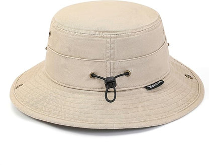 Foraker Bucket Sun Hats with Wide Brim for Men Women, UPF 50+ Boonie Hat Foldable UV Protection Hiking Beach Fishing Safari