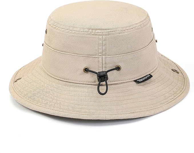Foraker Bucket Sun Hats with Wide Brim for Men Women, UPF 50+ Boonie Hat Foldable UV Protection Hiking Beach Fishing Safari