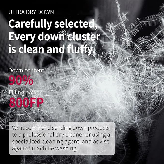 Ultra Dry Down Sleeping Bag - 10D 800FP, Thicken Winter, Ultralight Camping & Hiking, Backpacking Outdoor (Future II Lengthen)