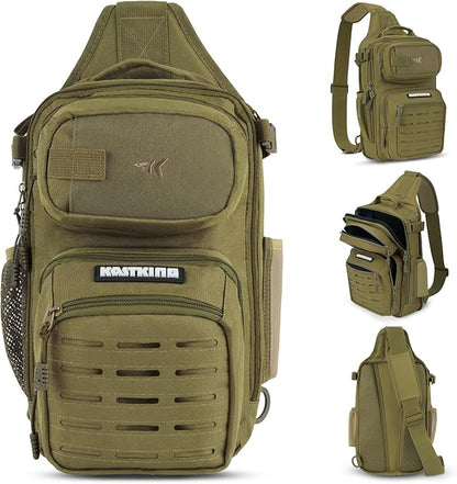 KastKing BlowBak Tactical Sling Tackle Bag-Lightweight Fishing Backpack Storge Fishing Gear and Equipment,Gift for Men