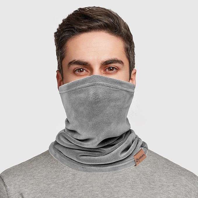 Neck Warmer Winter Neck Gaiter Face Mask Balaclavas for Women Men, Soft Fleece Face Cover Mask for Skiing Motorcycle-2 Pack