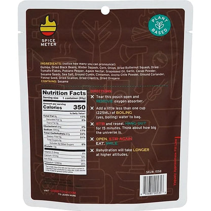 GOOD TO-GO Mexican Quinoa Bowl (Single Serving) | Camping & Backpacking Food | Just Add Water Backpacking Meals | Good To-Go Dehydrated Meals Taste Better Than Freeze Dried Food