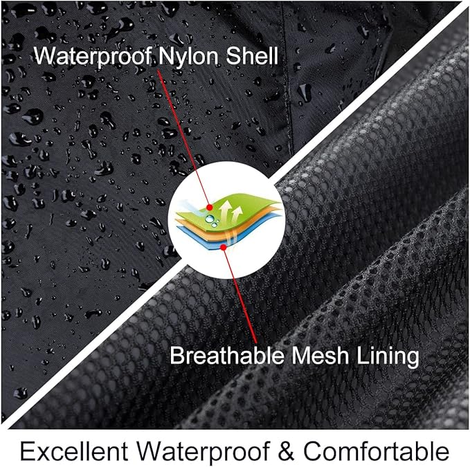 Classic Rain Suits for Men Breathable Rain Gear for Waterproof work, Hooded Coats Jacket and Pants