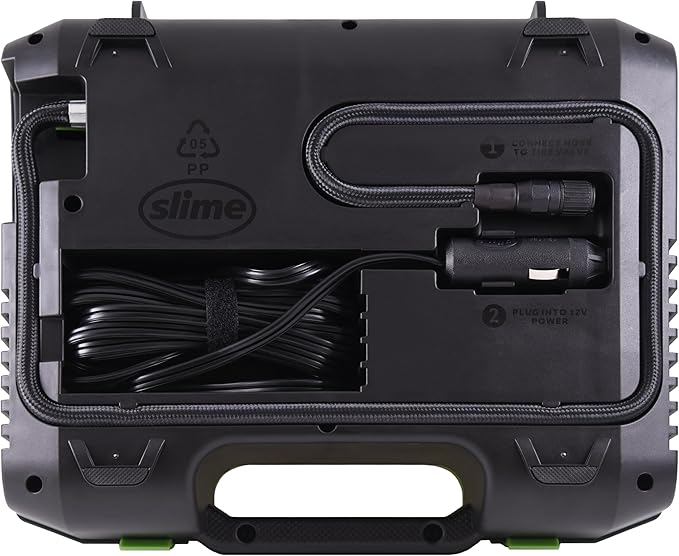Slime 50159 Flat Tire Repair Kit, Smart Spair Ultra, All-in-one Solution, Repairs and Inflates, Truck/SUV, 15 Min Fix