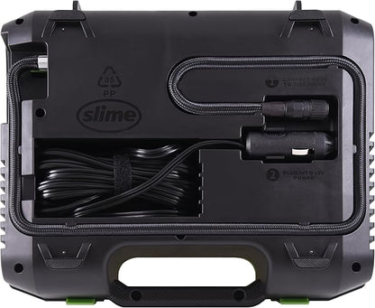 Slime 50159 Flat Tire Repair Kit, Smart Spair Ultra, All-in-one Solution, Repairs and Inflates, Truck/SUV, 15 Min Fix
