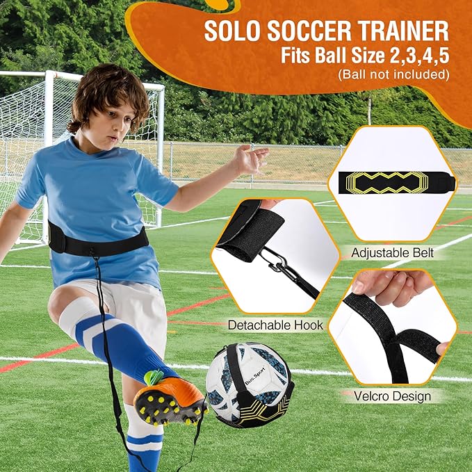 REDCAMP Agility Speed Training Equipment Set, 20ft 12 Rungs Agility Ladder, Jump Rope,10 Disc Cones, Resistance Parachute, 5 Resistance Bands, Football Practice Training Accessories with Storage Bag