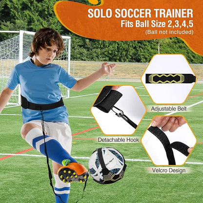 REDCAMP Agility Speed Training Equipment Set, 20ft 12 Rungs Agility Ladder, Jump Rope,10 Disc Cones, Resistance Parachute, 5 Resistance Bands, Football Practice Training Accessories with Storage Bag