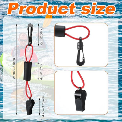 Whistle with Lanyard for Safety Boat Whistle Coast Guard Approved Float Boat Marine Camping Hiking Hunting Fishing Survival Rescue Signaling ski Accessories