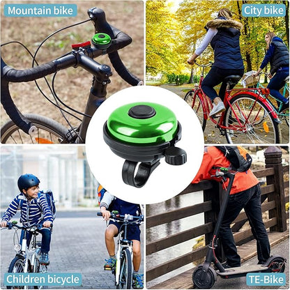 Classic Bike Bell, Aluminum Bicycle Bell, Loud Crisp Clear Sound Bicycle Bike Bell for Adults Kids