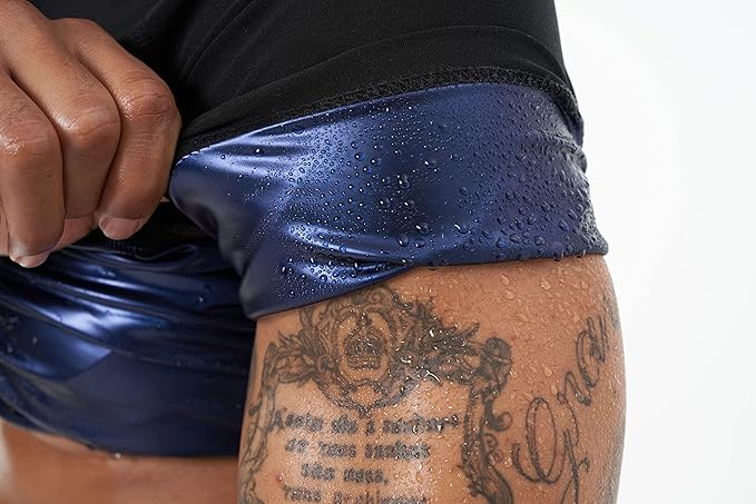 Sauna Sweat Suits Shirt Waist Trainer for Men Compression Vest Workout Gym Clothes Sweat Enhancer Short Sleeve