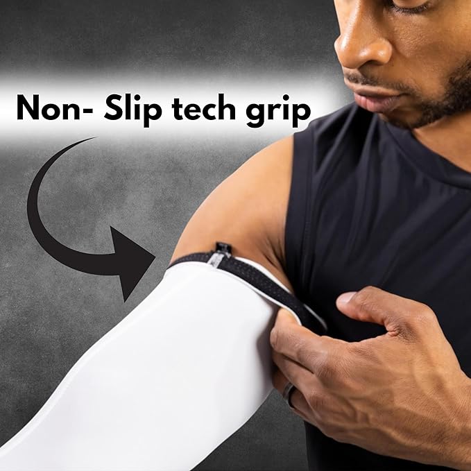 CompressionZ Compression Arm Sleeves for Men & Women| Cooling UV Sun Protection Elbow Pain Relief for All Sports and Recovery