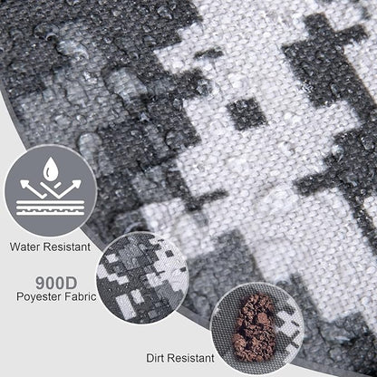 Goture Fishing Backpack,900D Water-Resistant Tackle Backpack with Rod Holders,45L Large Fishing Bag Storage Gear Tackle Bag with Rain Cover,Bottle Holder for Travel Camping Hiking(Without Tackle Box)