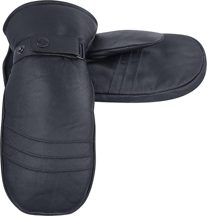 Riparo Winter Gloves for Men, Leather Winter Gloves for Cold Weather, Snow Gloves for Motorcycle Driving Hiking Outdoor