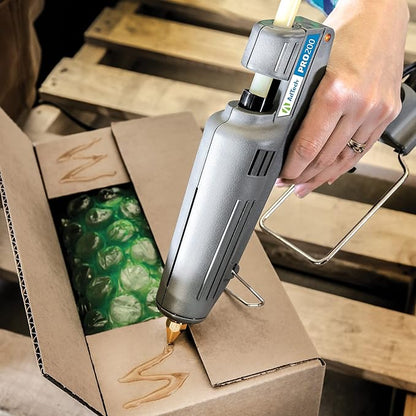 AdTech Industrial Strength Full Size High-Output Hot Melt Glue Gun – Professional Grade Hot Glue Gun for Carpentry, Repairs & Remodeling, Grey, 200 watts - 189