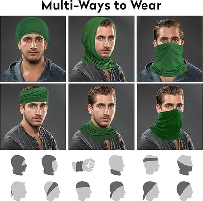 Pukavt 2 Pack 3 Hole Winter Knitted Mask, Full Face Cover Ski Mask Warm Balaclava for Skiing, Motorcycle, Snowboard