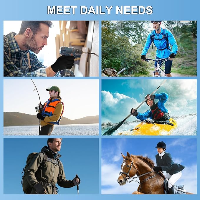 Fingerless Workout Gloves for Men and Women, Black Half-Finger Work Gloves, Fitness Exercise Gloves for Yoga, Weight Lifting, Cycling, Gym, Running, Driving-Breathable, Anti-Slip, Stretchy