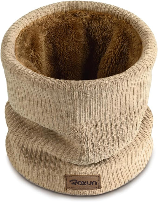 Winter Neck Gaiter, Neck Warmer Cover Ski Gaiters for Men/Women Fleece Thick Elegant Stylish