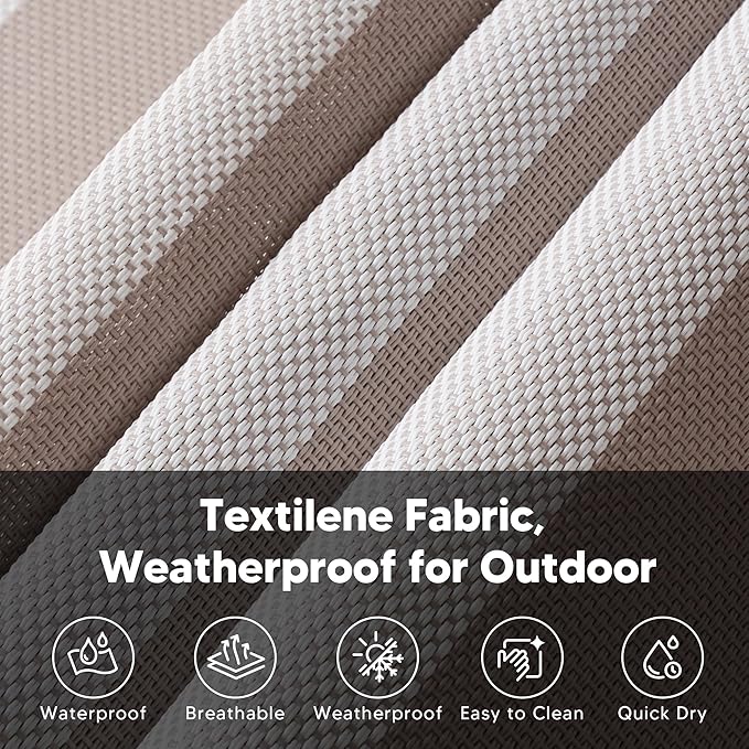 SUNCREAT Hammocks 14 FT Quick Dry Hammock Double Size with Spreader Bar, 2 Person Hammock for Outdoor Patio Yard Poolside, 450 lbs Capacity, Light Gray