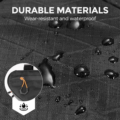 Bike Frame Bag Bike Triangle Bag Bicycle Under Tube Bike Bag,Cable Port & Pump Holder, Fits Hydration Pack for MTB & Road Bike Accessories