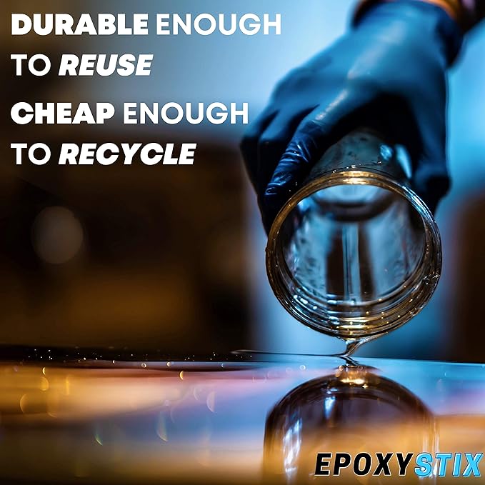 [Case Pack - 1000ct] 10oz Disposable Graduated Cups for Mixing Epoxy Resin - Measurements in mL and Oz - Multipurpose Reusable Paint, Epoxy, Stain, Liquid Mixing Cups