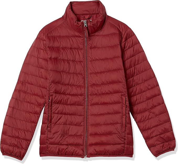 Amazon Essentials Men's Packable Lightweight Water-Resistant Puffer Jacket (Available in Big & Tall)