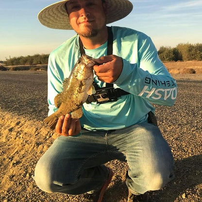 BASSDASH Fishing T Shirts for Men UV Sun Protection UPF 50+ Long Sleeve Tee T-Shirt