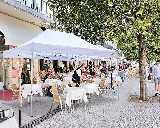 MASTERCANOPY Pop Up Canopy Tent 10x15 Instant Shelter (White)