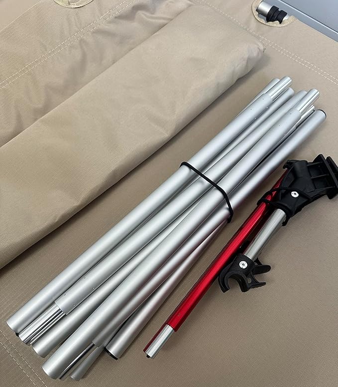 Camping Cot, Ultralight Folding Backpacking Cot, Outdoor Bed Tent Cot, Portable Camping Bed for Adults Lightweight cot Hiking Travel Home (Beiges,Red)