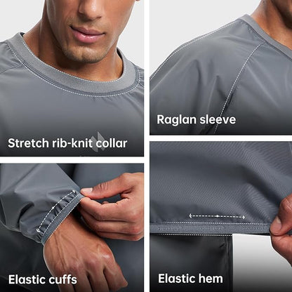 HOTSUIT Sauna Suit Men Anti Rip Sweat Suits Gym Boxing Workout Jackets