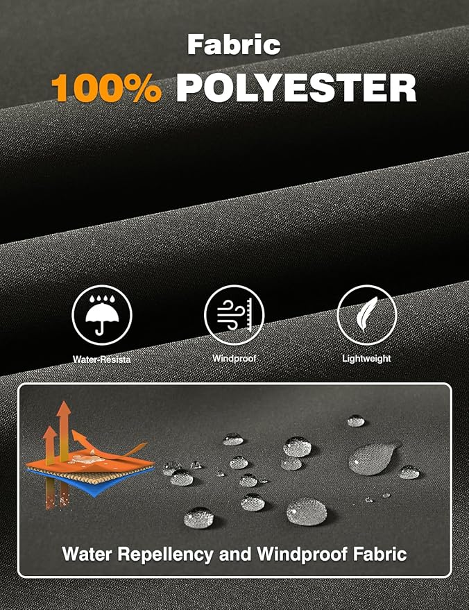 TBMPOY Men's Lightweight Bomber Jackets Light Windbreaker Casual Stylish Fall Golf Zip Up Dress Business Varsity