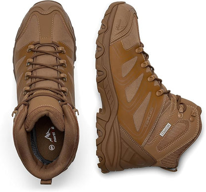 NORTIV 8 Men's Ankle High Waterproof Hiking Boots Outdoor Lightweight Shoes Trekking Trails Armadillo