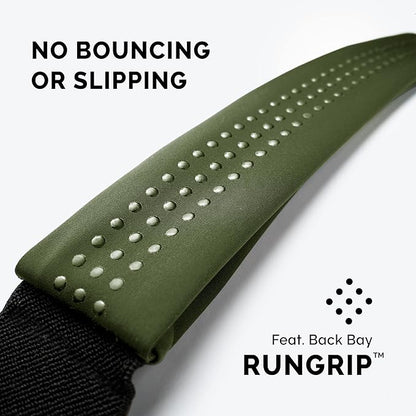 Back Bay Slim Running Belt for Women & Men [Fits ALL Phones], Runners Fanny Pack for Men, Money Belt, Running Gear Gift, Waist Bag Workout Gear, iPhone Runner's Phone Holder Waist Pack