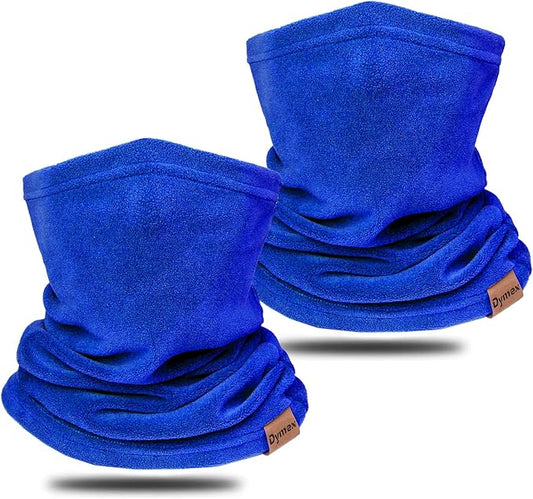 Neck Warmer Winter Neck Gaiter Face Mask Balaclavas for Women Men, Soft Fleece Face Cover Mask for Skiing Motorcycle-2 Pack