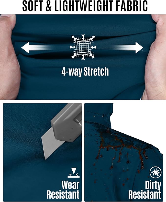 33,000ft Men's Softshell Jacket with Hood Waterproof Windbreaker Lightweight Rain Shell Jacket for Outdoor Hiking Travel