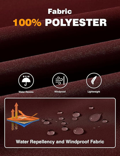 TBMPOY Men's Lightweight Bomber Jackets Light Windbreaker Casual Stylish Fall Golf Zip Up Dress Business Varsity