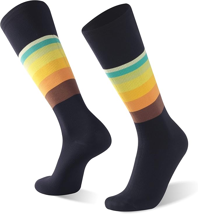 RANDY SUN Waterproof Skiing Socks, [SGS Certified] Unisex Knee High Breathable Hiking Trekking Sock 1 Pair